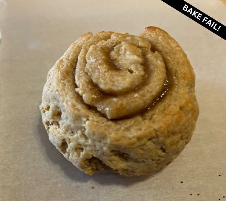 small batch keto cinnamon roll