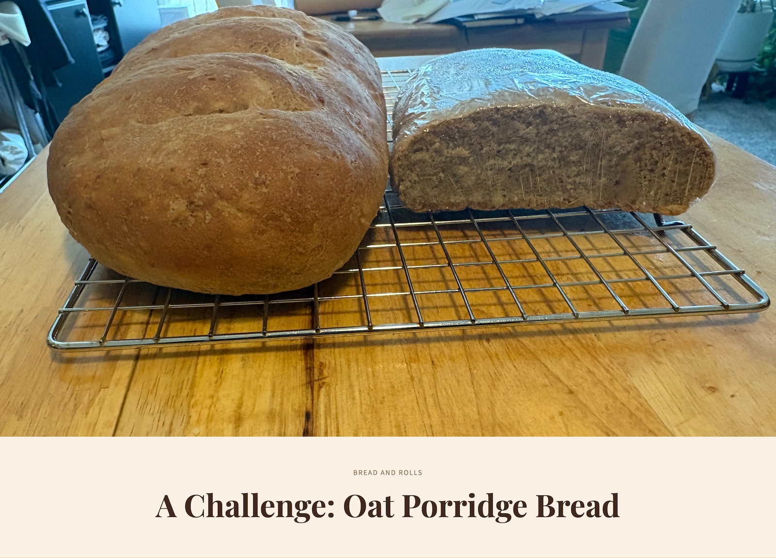 Oat Porridge Loaves 3 and 5