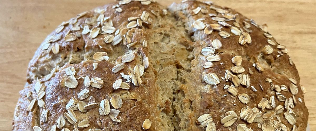 Fresh out of the oven Irish brown bread